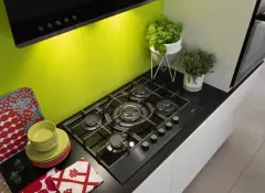 106.0490.179 - OCAK NEW GLASS LINEAR FHNG 705 4G TC BK C SİYAH CAM