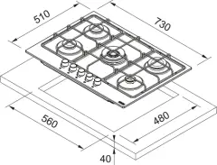 106.0734.776 - OCAK SMART FHSM 755 4G DC BK C 