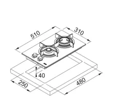 106.0374.278 - OCAK CRYSTAL FHCR 302 2G HE BK C