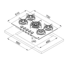 106.0374.283 - OCAK CRYSTAL FHCR 755 4G TC HE BK C