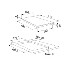 108.0606.106 - OCAK CAM İNDÜKSÜYONLU SMART FSM 302 I BK