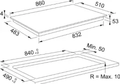 108.0675.431 - OCAK CAM İNDÜKSÜYONLU MYTHOS FMY 906 I FP BK