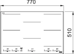 108.0735.486 - OCAK CAM İNDÜKSÜYONLU MYTHOS FMY 805 I F KL GOLD