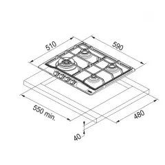106.0696.854 - OCAK FCH 604 4G TC PW