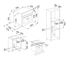 116.0609.445 - FIRIN SMART LINEAR FSL 82 H XS INOX