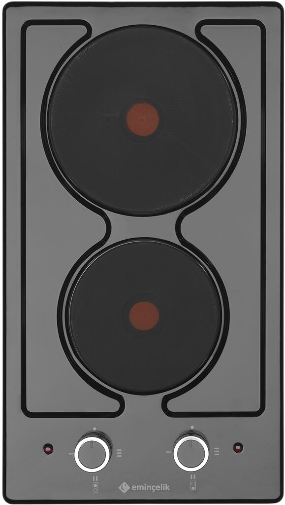 2 GÖZLÜ ANKASTRE SİYAH EMAYE HOT PLATE OCAK