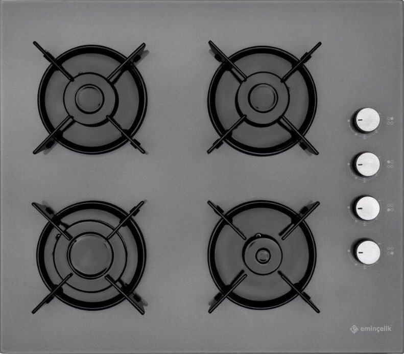 EMİNÇELİK EC-AH 1240 GG60 ENG GRİ CAM OCAK