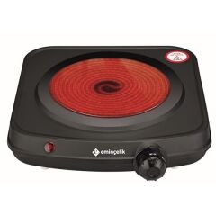 SET ÜSTÜ TEK GÖZLÜ VİTRO SERAMİK OCAK 1200 W TERMOSTATLI