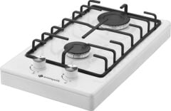 SET ÜSTÜ İKİ GÖZLÜ BEYAZ EMAYE OCAK SÜ 4120 WE30