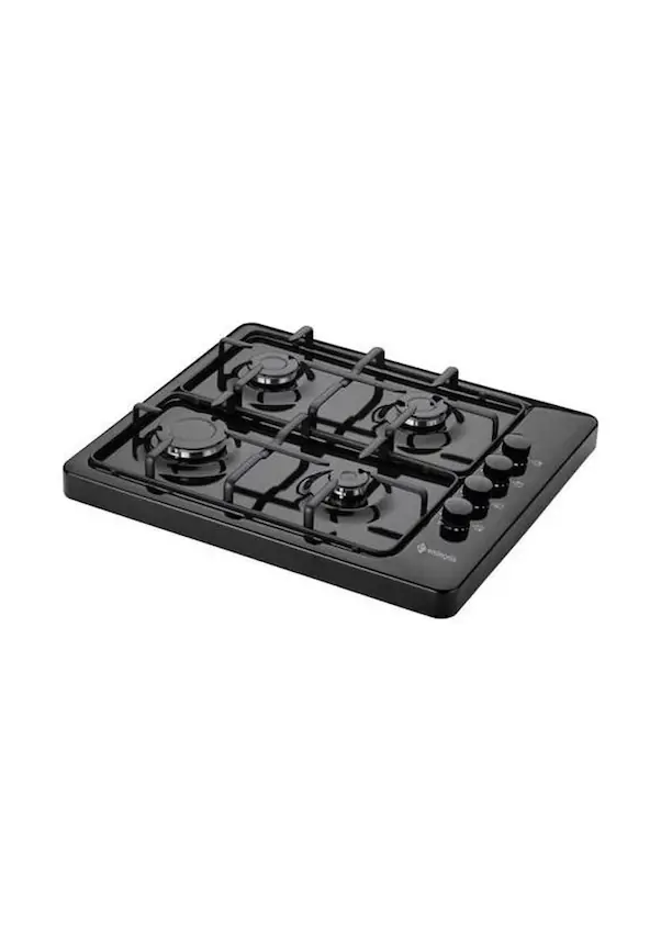 SET ÜSTÜ DÖRT GÖZLÜ SİYAH EMAYE OCAK