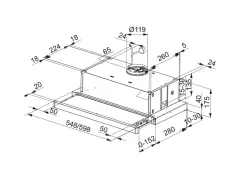 315.0547.796 - ASPİRATÖR FRANKE FTC 632L GR/XS