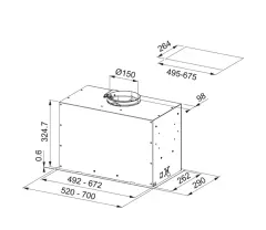 305.0665.364 - ASPİRATÖR FBFE BK MATT A52