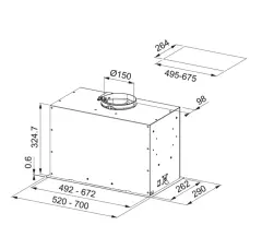305.0665.366 - ASPİRATÖR FBFE WH MATT A52