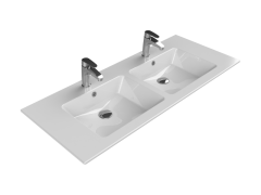 İbiza Etajerli Lavabo
121x51 cm
(Çift Hazneli, Çift Batarya Delikli)