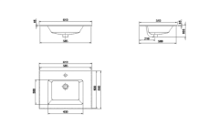 İbiza Etajerli Lavabo
61x51 cm