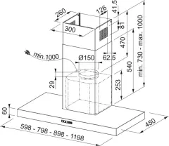325.0657.512 - DAVLUMBAZ TALE 915 W MB MATT BLACK