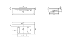 Arte Etajerli Lavabo
100x45 cm