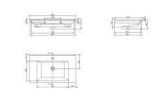Arte Etajerli Lavabo
85x45 cm