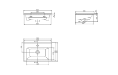 Arte Etajerli Lavabo
55x36,5 cm