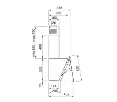 110.0361.907 - DAVLUMBAZ FPJ 915 V WH A 90 CM BEYAZ