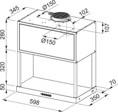 335.0706.646 - DAVLUMBAZ Maris FMA MODULER F60 MATT BLACK