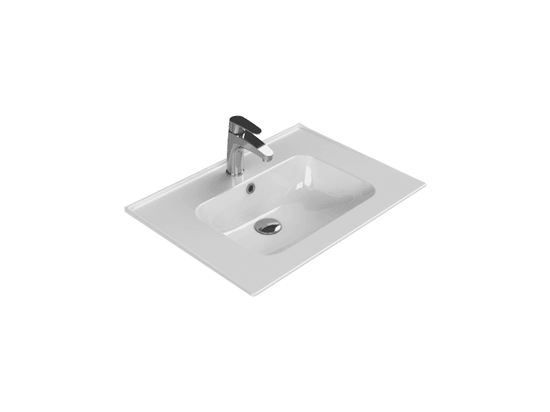 Blue Etajerli Lavabo 65x47 cm