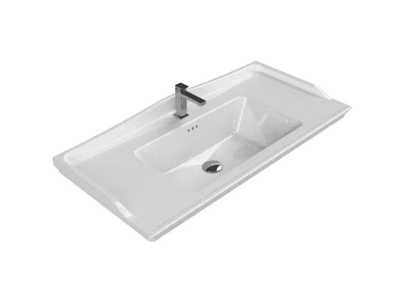 Kapadokya Etajerli Lavabo 100x48 cm