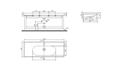 Arya Etajerli Lavabo 120x45 cm