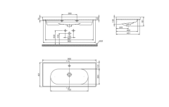 Arya Etajerli Lavabo 100x45 cm