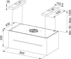 345.0698.564 - DAVLUMBAZ FMAS BK EXTRA MATT F 80 KL  Matt Black