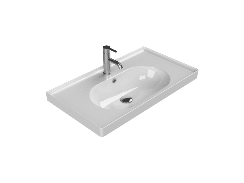 Arya Etajerli Lavabo 80x45 cm