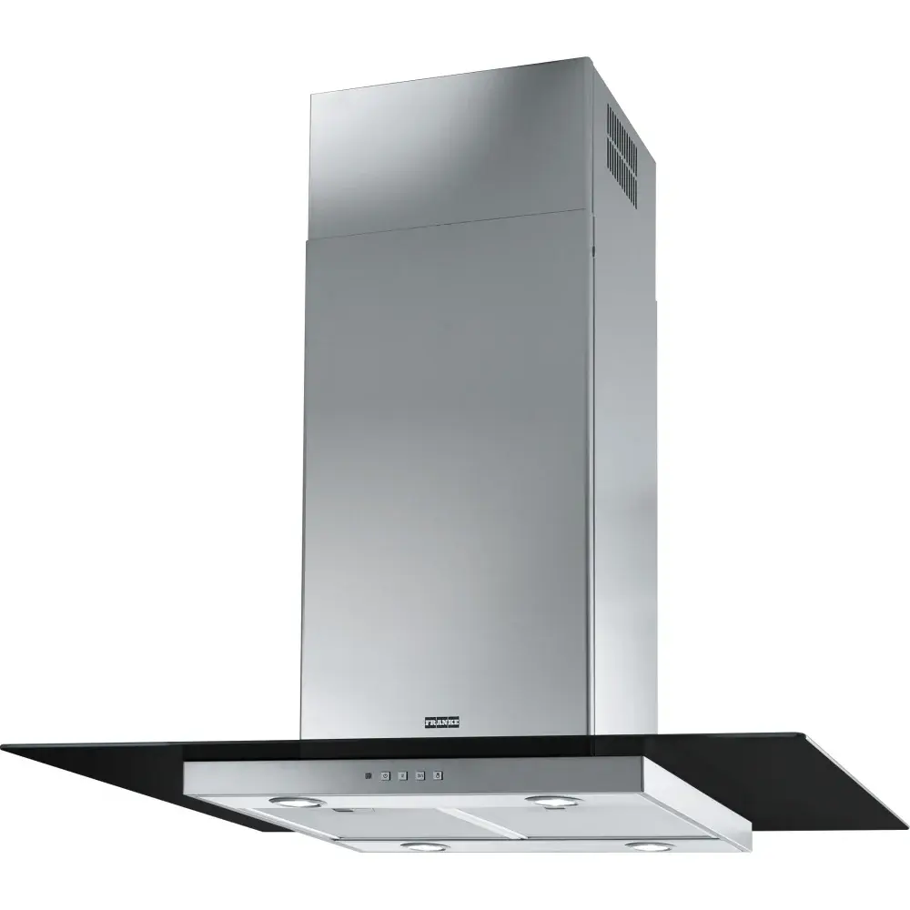 325.0518.790 - DAVLUMBAZ GLASS LINEAR ISOLA FGL 915 I BK / XS INOX VE SIYAH CAM ADA