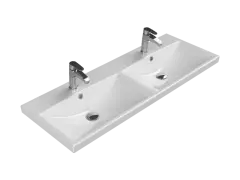 Elite Etajerli Lavabo 120x45 cm
(Çift Hazneli Çift Delikli)