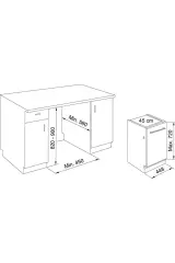 117.0616.305 - BULAŞIK MAKİNESİ FDW 4510 E8P E TAM ANKASTRE