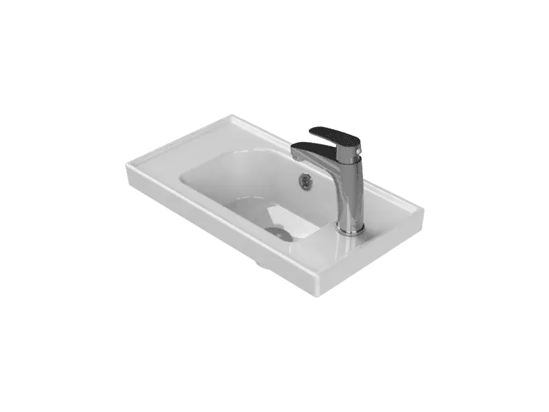 Frame Etajerli Lavabo
50x28 cm
(Sağdan Bataryalı)