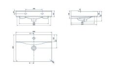 Yeni Mona Etajerli Lavabo
60x45 cm