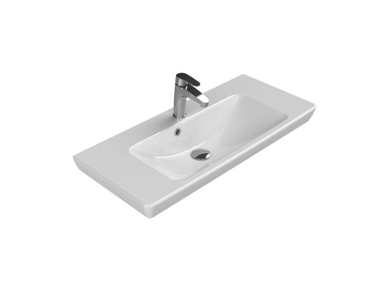 Porto Etajerli Lavabo 85x38 cm