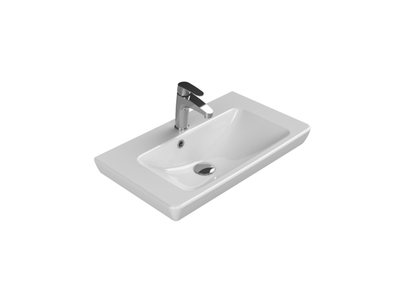 Porto Etajerli Lavabo 65x38 cm