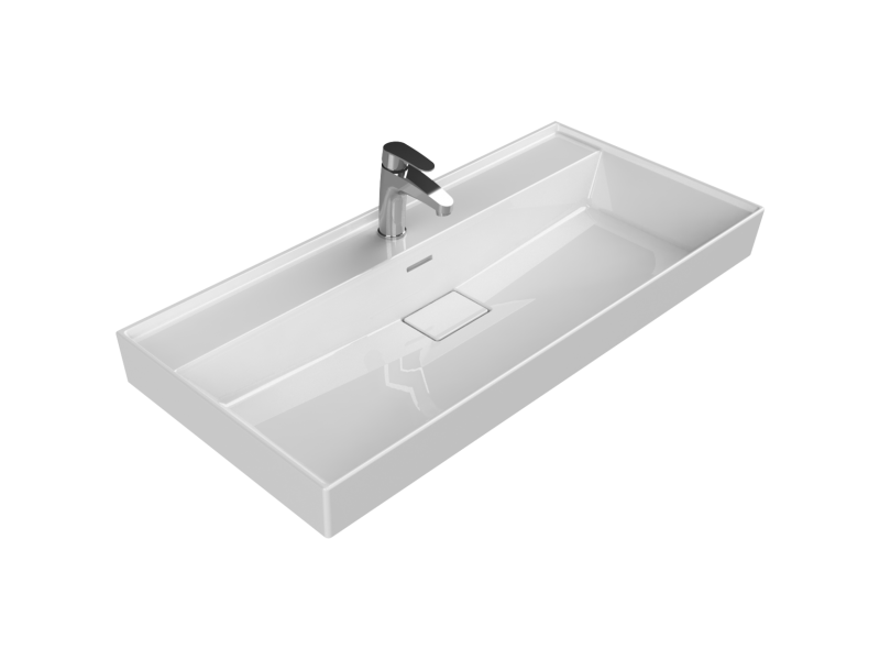 Sharp Etajerli Lavabo 100x48 cm