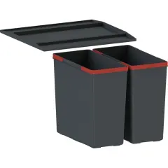 121.0494.182 - Ankastre Dolap İçi Çöp Kovası Easysort 450-2-0