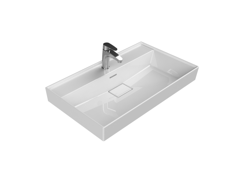 Sharp Etajerli Lavabo 80x35 cm
