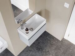 Sharp Etajerli Lavabo 50x25 cm
(Soldan Batarya Delikli)