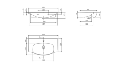 Lila Etajerli Lavabo
80x45 cm