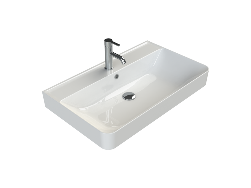 Hera Etajerli Lavabo 80x48 cm