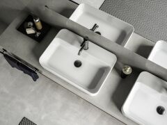 Hera Tezgahüstü Lavabo 60x42 cm