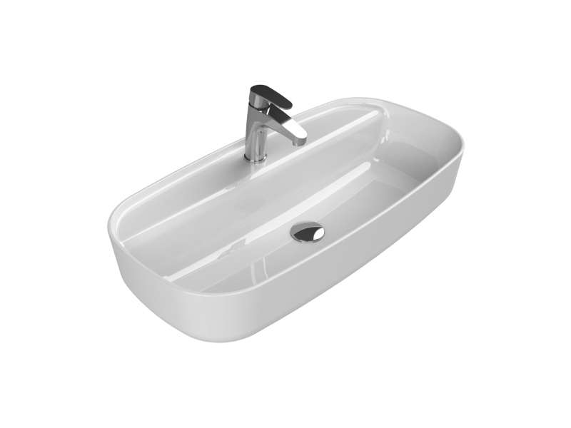 Aqua Tezgahüstü Lavabo 80x40 cm