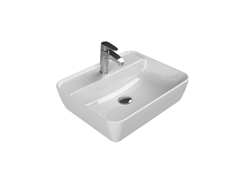 One Tezgahüstü Lavabo 55x45 cm