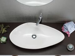 Olive Tezgahüstü Lavabo 74x38 cm