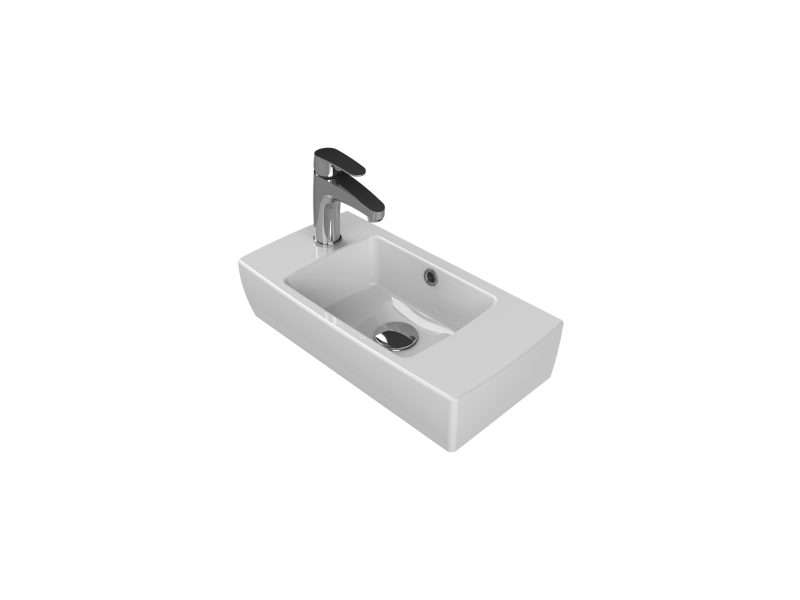 City Lavabo 25x50 cm
(Soldan Batarya Delikli)