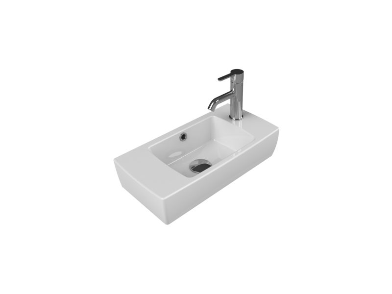 City Lavabo 25x50 cm
(Sağdan Batarya Delikli)